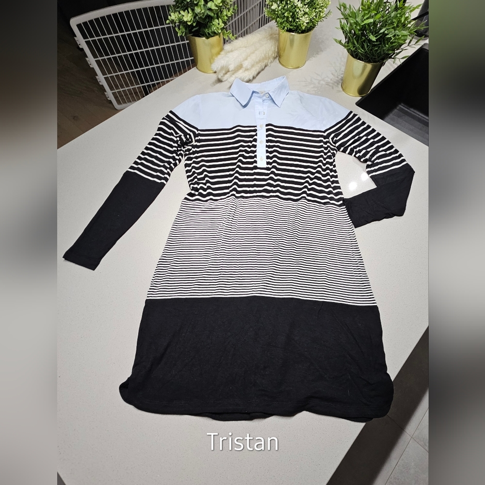 TRISTAN Très belle robe de style chemisier, tissus extensible